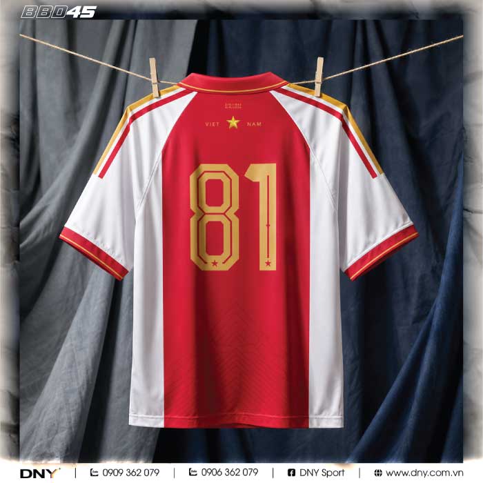 MẪU ÁO BÓNG BẦU DỤC THIẾT KẾ THEO YÊU CẦU | DNY-BBD2608130045