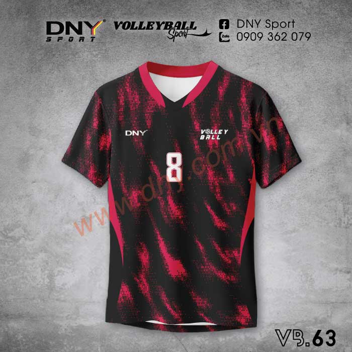 MẪU ÁO BÓNG CHUYỀN THIẾT KẾ THEO YÊU CẦU | DNY-VB2609230063