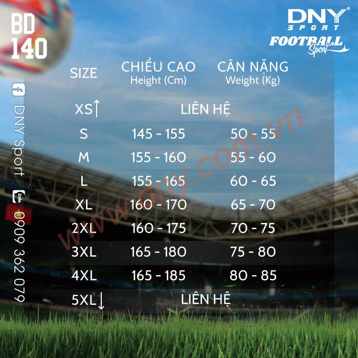 ÁO BÓNG ĐÁ TỰ THIẾT KẾ | DNY 2607160140