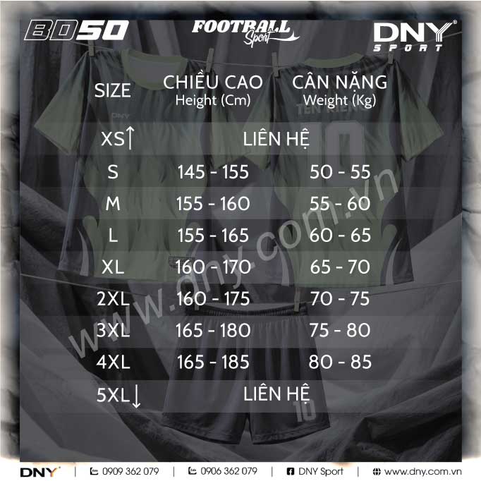 ÁO BÓNG ĐÁ TỰ THIẾT KẾ | DNY – 2610220151