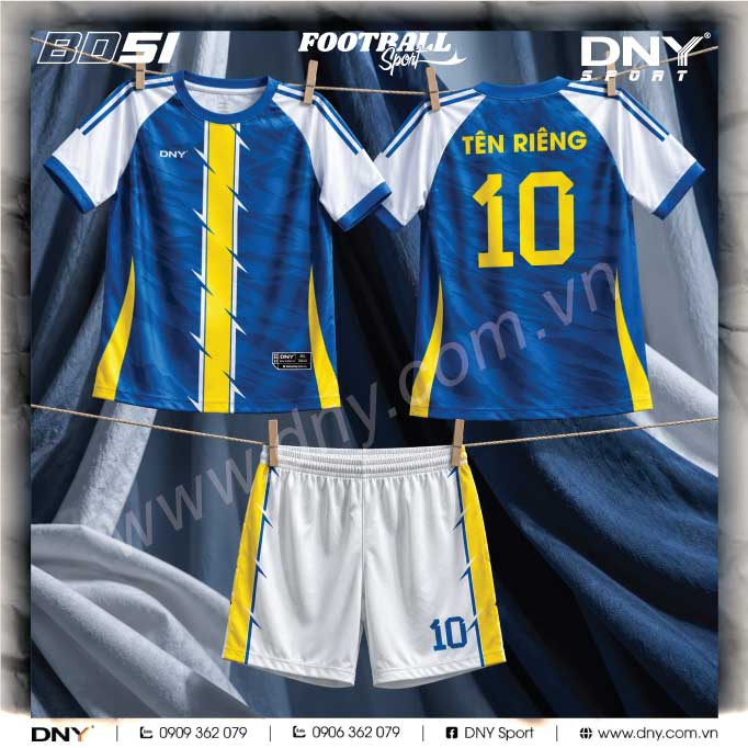 ÁO BÓNG ĐÁ TỰ THIẾT KẾ | DNY – 2610220152