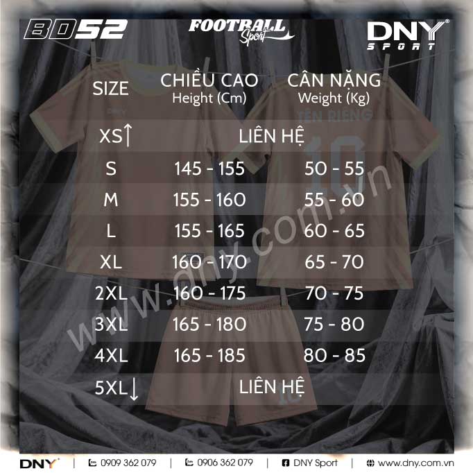ÁO BÓNG ĐÁ TỰ THIẾT KẾ | DNY – 2610230150