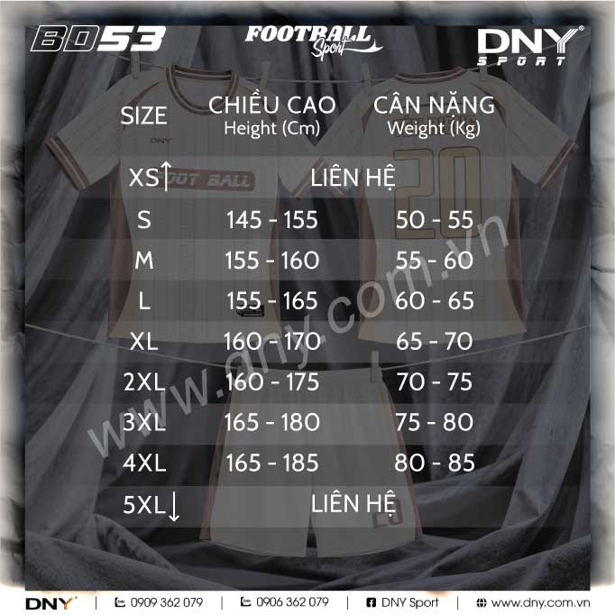 ÁO BÓNG ĐÁ TỰ THIẾT KẾ | DNY – 2610220153