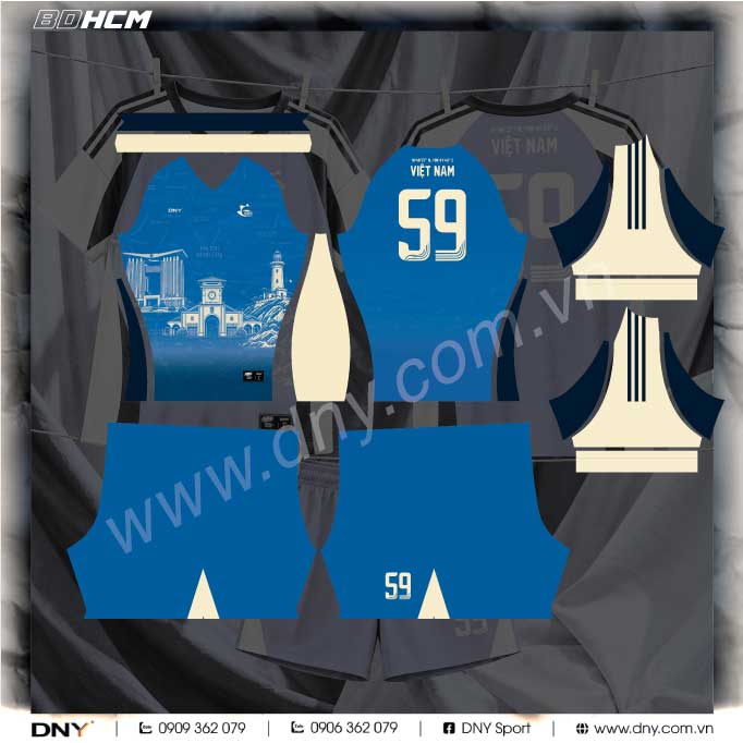 ÁO BÓNG ĐÁ HỒ CHÍ MINH | DNY–BD2610310007