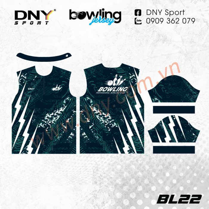 MẪU ÁO BOWLING THIẾT KẾ THEO YÊU CẦU | DNY-BL2606100022