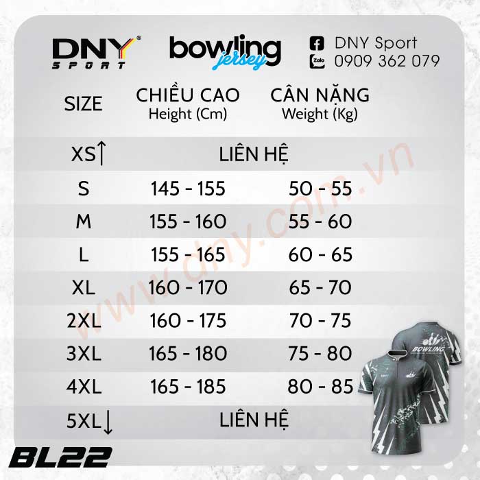 MẪU ÁO BOWLING THIẾT KẾ THEO YÊU CẦU | DNY-BL2606100022