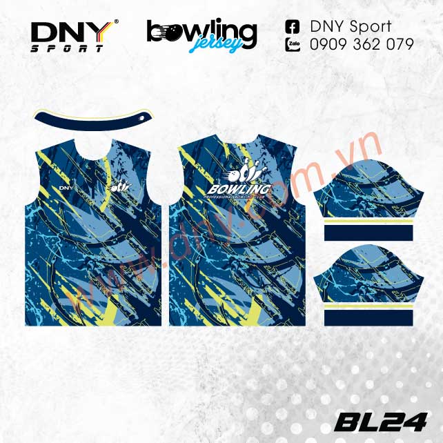 MẪU ÁO BOWLING THIẾT KẾ THEO YÊU CẦU | DNY-BL2606100024
