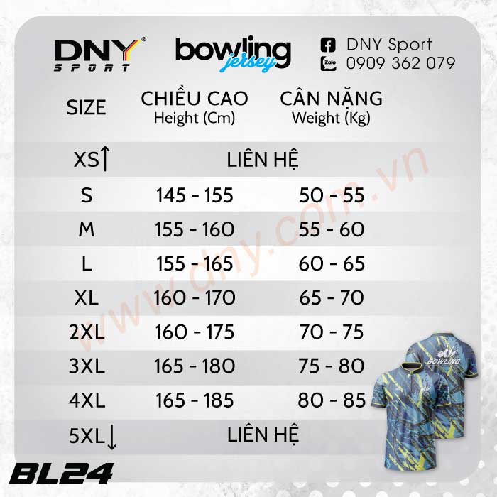 MẪU ÁO BOWLING THIẾT KẾ THEO YÊU CẦU | DNY-BL2606100024