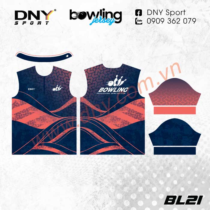 MẪU ÁO BOWLING THIẾT KẾ THEO YÊU CẦU | DNY-BL2606100021