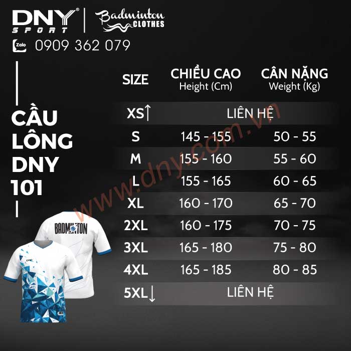 MẪU ÁO CẦU LÔNG THIẾT KẾ THEO YÊU CẦU | DNY-CL2606080101