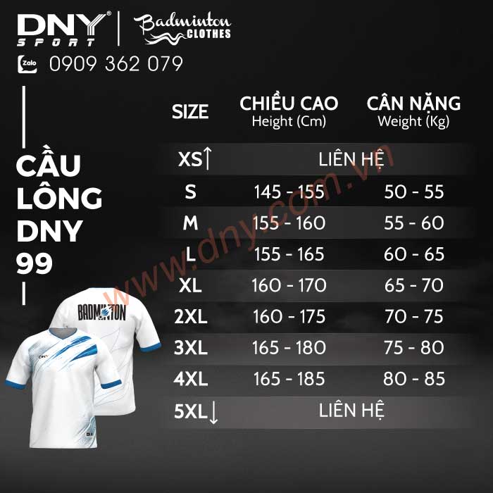 MẪU ÁO CẦU LÔNG THIẾT KẾ THEO YÊU CẦU | DNY-CL2606080099