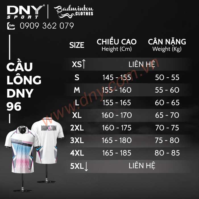 MẪU ÁO CẦU LÔNG THIẾT KẾ THEO YÊU CẦU | DNY-CL2605120096