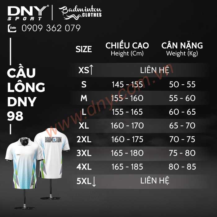 MẪU ÁO CẦU LÔNG THIẾT KẾ THEO YÊU CẦU | DNY-CL2605120098