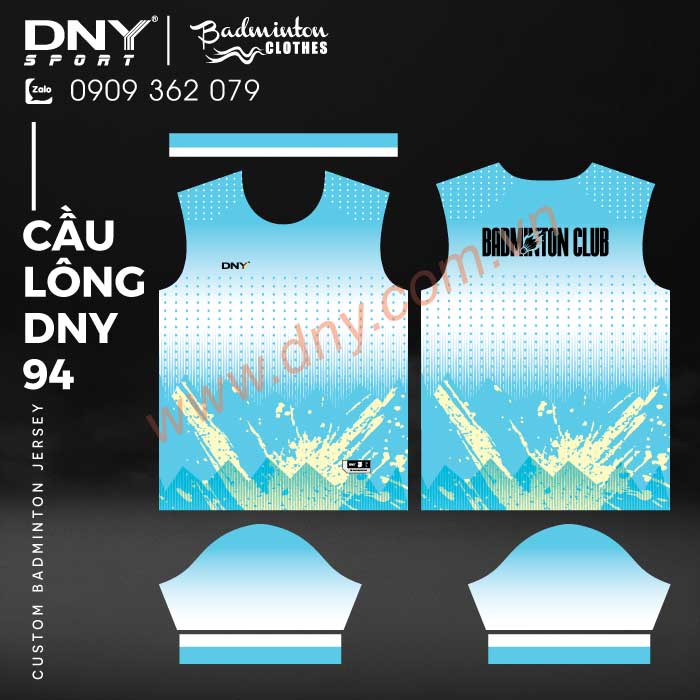 MẪU ÁO CẦU LÔNG THIẾT KẾ THEO YÊU CẦU | DNY-CL2603270094