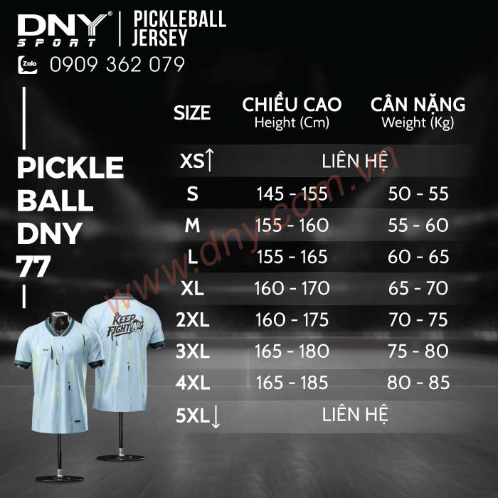 ÁO PICKLEBALL THIẾT KẾ THEO YÊU CẦU | DNY-PB2603310077