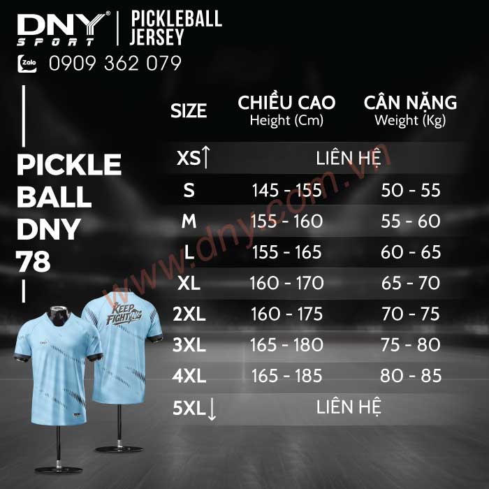 ÁO PICKLEBALL THIẾT KẾ THEO YÊU CẦU | DNY-PB2603310078