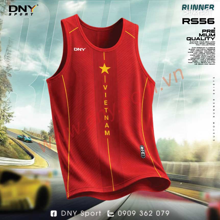 MẪU ÁO CHẠY BỘ THIẾT KẾ THEO YÊU CẦU | DNY-RS2608030056