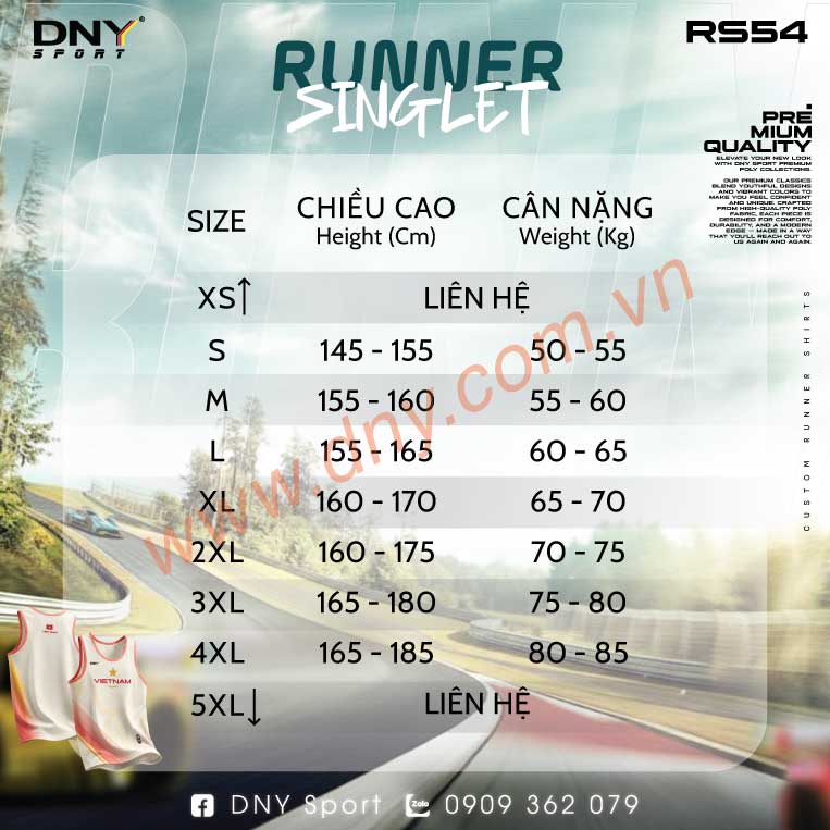 MẪU ÁO CHẠY BỘ THIẾT KẾ THEO YÊU CẦU | DNY-RS2608030054