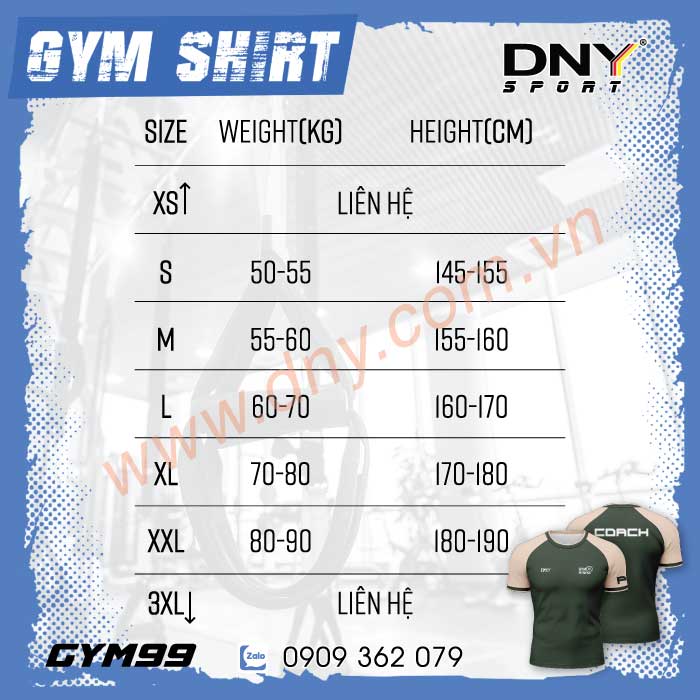 ĐẶT MAY ÁO TẬP GYM THEO YÊU CẦU | DNY-GYM2605040099