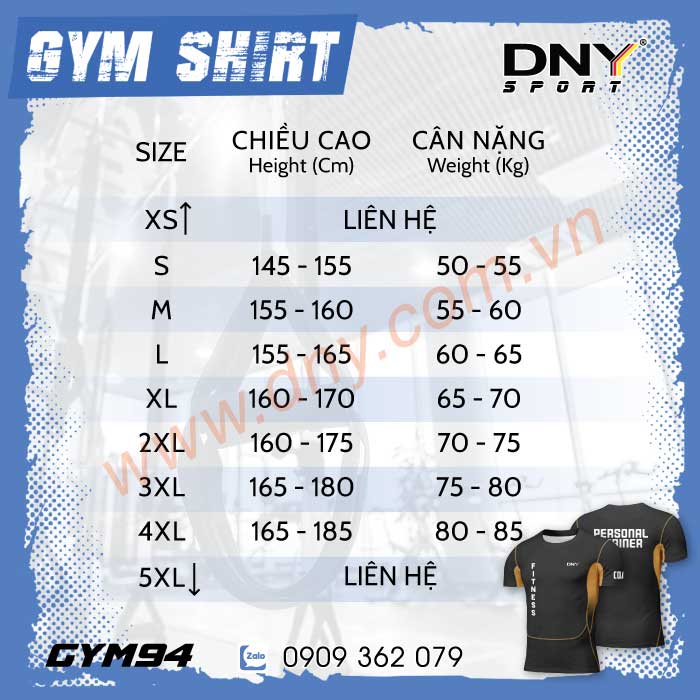 ĐẶT MAY ÁO TẬP GYM THEO YÊU CẦU | DNY-GYM2604100094