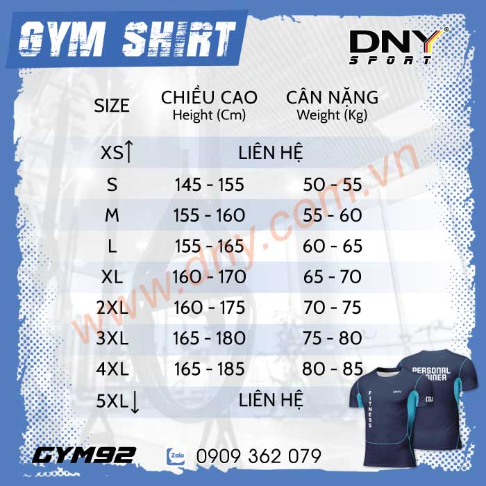ĐẶT MAY ÁO TẬP GYM THEO YÊU CẦU | DNY-GYM2604100092