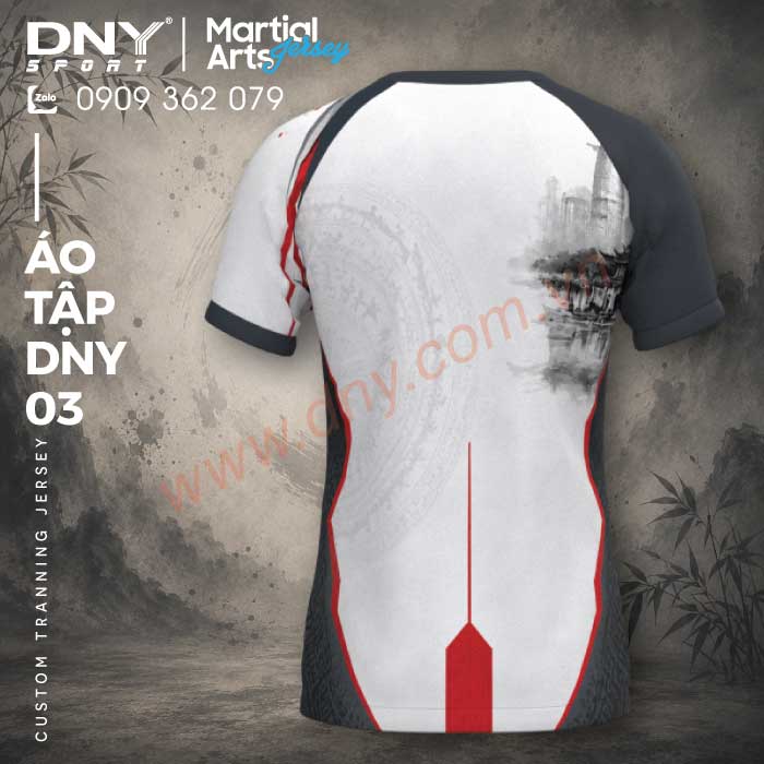 MẪU ÁO TẬP VÕ THIẾT KẾ THEO YÊU CẦU | DNY ATV2608190003