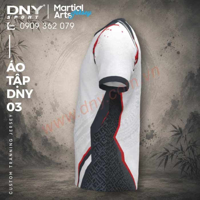 MẪU ÁO TẬP VÕ THIẾT KẾ THEO YÊU CẦU | DNY ATV2608190003