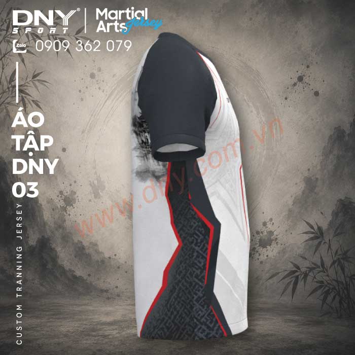 MẪU ÁO TẬP VÕ THIẾT KẾ THEO YÊU CẦU | DNY ATV2608190003