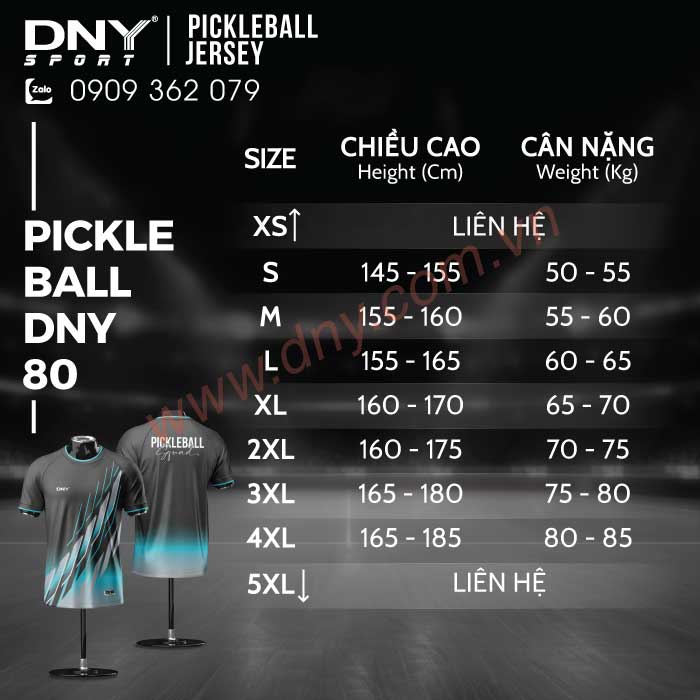 ÁO PICKLEBALL THIẾT KẾ THEO YÊU CẦU | DNY-PB2603310080