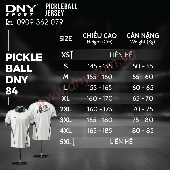 ÁO PICKLEBALL THIẾT KẾ THEO YÊU CẦU | DNY-PB2607020084