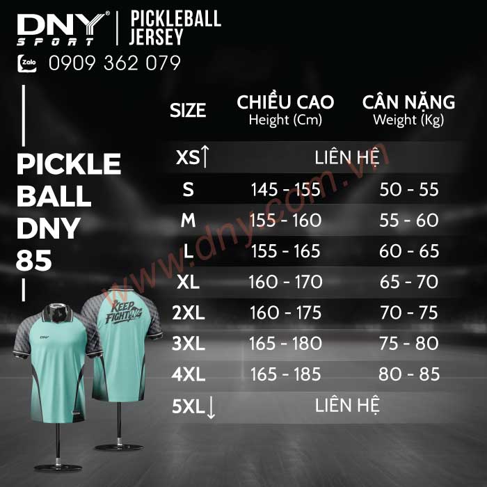 ÁO PICKLEBALL THIẾT KẾ THEO YÊU CẦU | DNY-PB2607020085