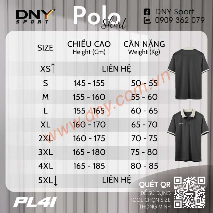 MẪU ÁO POLO THIẾT KẾ THEO YÊU CẦU | DNY-PL2604030041