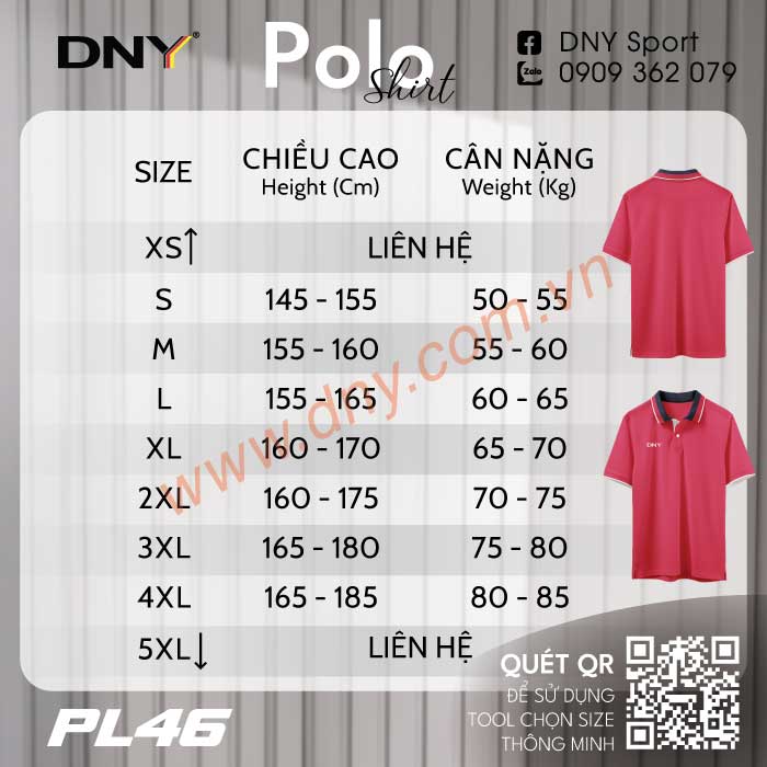 MẪU ÁO POLO THIẾT KẾ THEO YÊU CẦU | DNY-PL2605280046