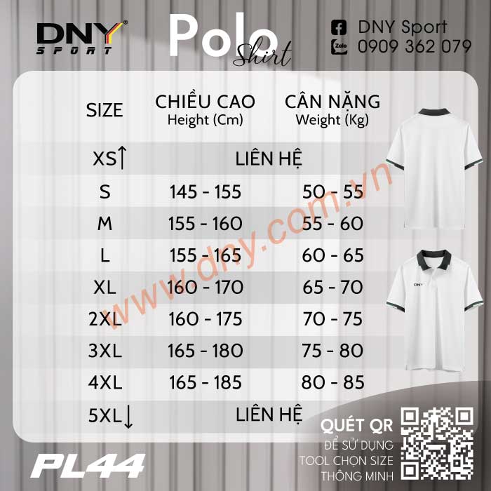 MẪU ÁO POLO THIẾT KẾ THEO YÊU CẦU | DNY-PL2604030044