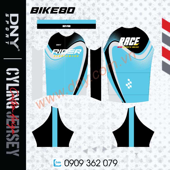 MẪU ÁO XE ĐẠP THIẾT KẾ THEO YÊU CẦU | DNY BIKE-2605180080