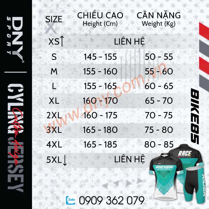 MẪU ÁO XE ĐẠP THIẾT KẾ THEO YÊU CẦU | DNY BIKE-2606180085