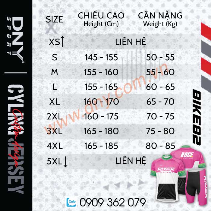MẪU ÁO XE ĐẠP THIẾT KẾ THEO YÊU CẦU | DNY BIKE-2606180082