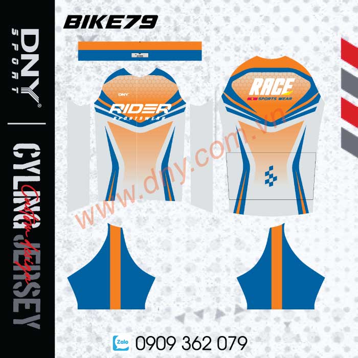 MẪU ÁO XE ĐẠP THIẾT KẾ THEO YÊU CẦU | DNY BIKE-2605180079