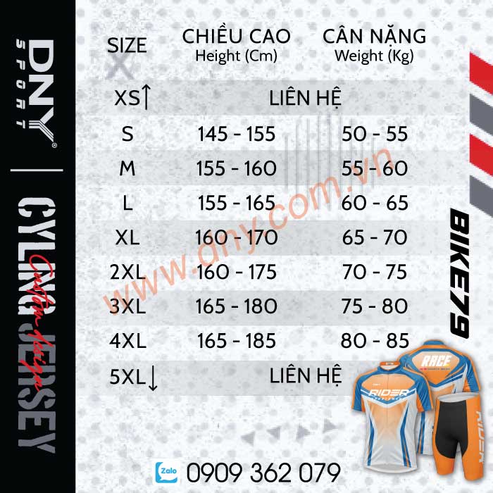 MẪU ÁO XE ĐẠP THIẾT KẾ THEO YÊU CẦU | DNY BIKE-2605180079