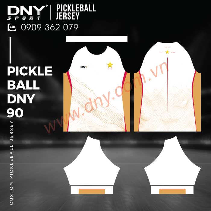 ÁO PICKLEBALL THIẾT KẾ THEO YÊU CẦU | DNY-PB2608280090