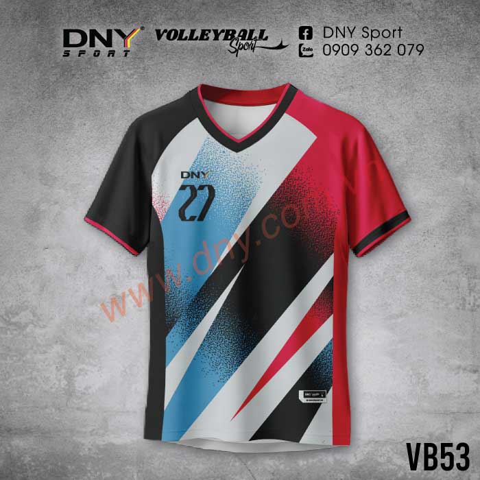 MẪU ÁO BÓNG CHUYỀN THIẾT KẾ THEO YÊU CẦU | DNY-VB2605140053