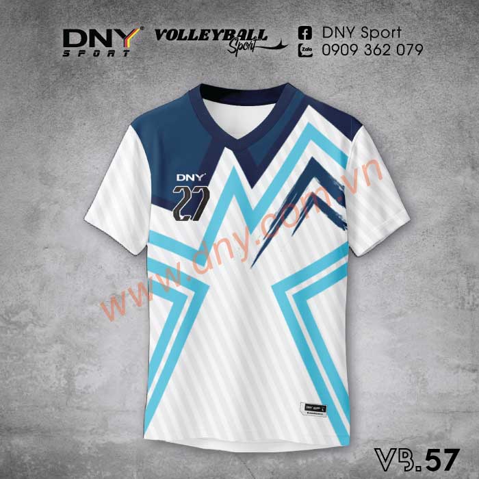 MẪU ÁO BÓNG CHUYỀN THIẾT KẾ THEO YÊU CẦU | DNY-VB2607230057