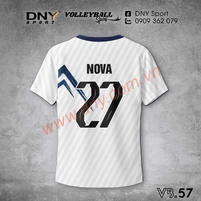 MẪU ÁO BÓNG CHUYỀN THIẾT KẾ THEO YÊU CẦU | DNY-VB2607230057