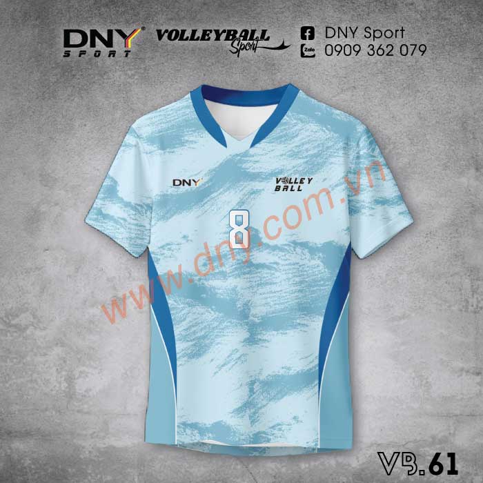 MẪU ÁO BÓNG CHUYỀN THIẾT KẾ THEO YÊU CẦU | DNY-VB2609230061