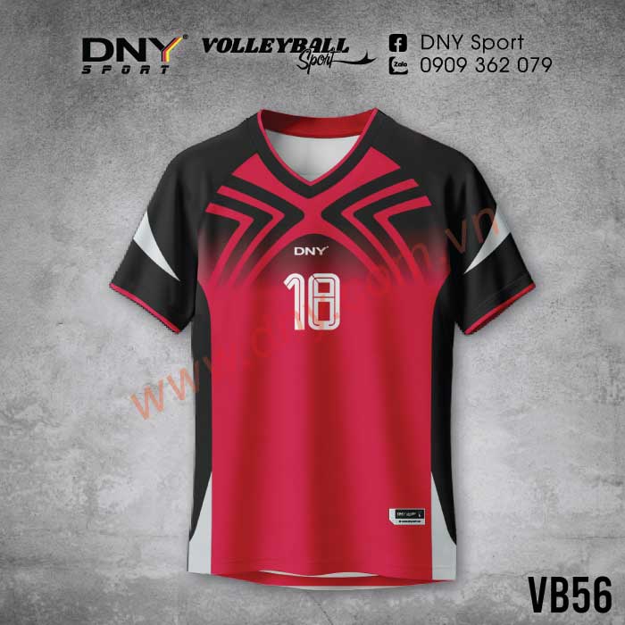 MẪU ÁO BÓNG CHUYỀN THIẾT KẾ THEO YÊU CẦU | DNY-VB2605140056