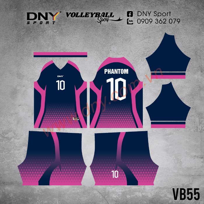 MẪU ÁO BÓNG CHUYỀN THIẾT KẾ THEO YÊU CẦU | DNY-VB2605140055