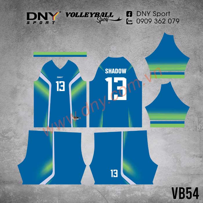 MẪU ÁO BÓNG CHUYỀN THIẾT KẾ THEO YÊU CẦU | DNY-VB2605140054