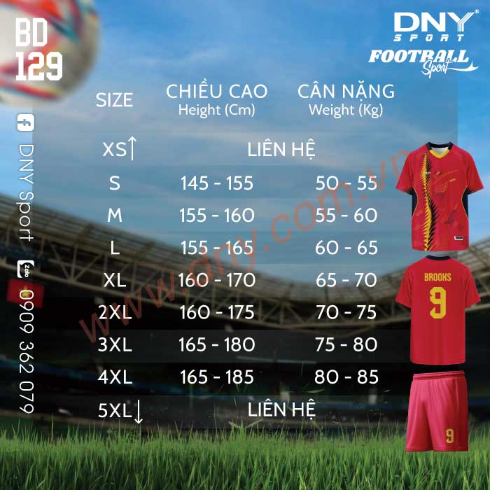 ÁO BÓNG ĐÁ TỰ THIẾT KẾ | DNY 2605060128