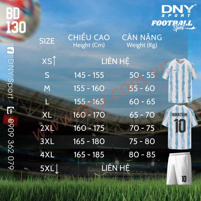ÁO BÓNG ĐÁ TỰ THIẾT KẾ | DNY 2605060130