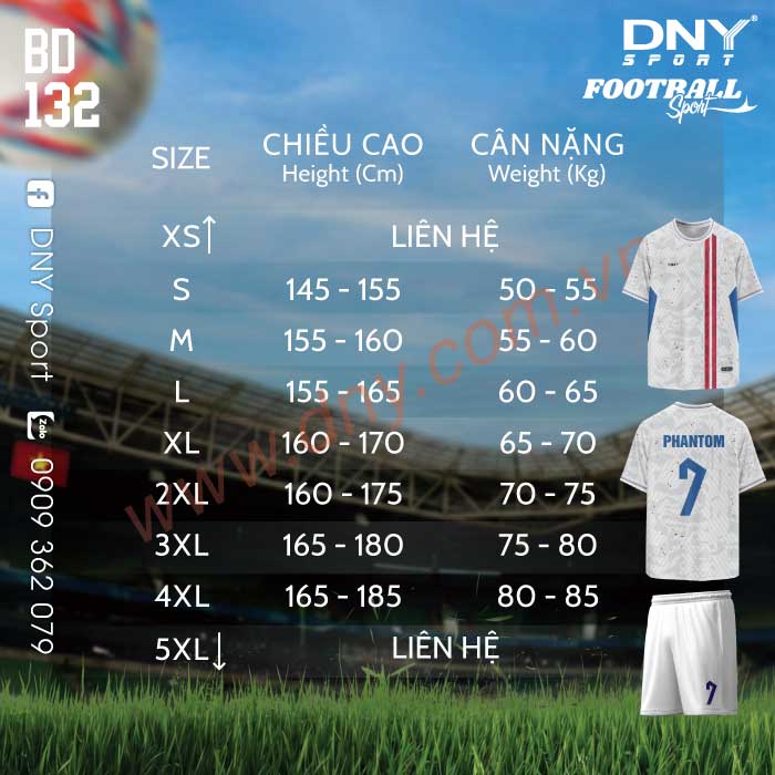 ÁO BÓNG ĐÁ TỰ THIẾT KẾ | DNY 2605110132